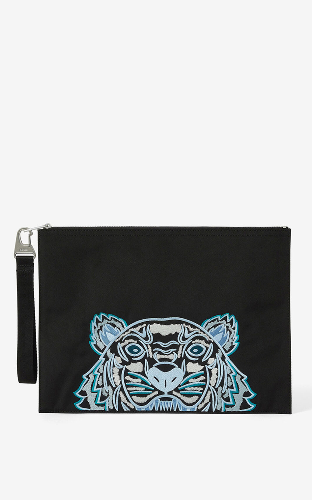 Kenzo Canvas Kampus 虎 財布 メンズ 黒 - ZCBKNJ586